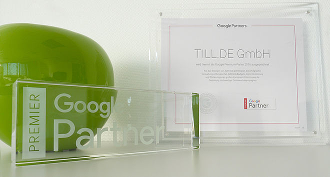 TILL.DE Google Premier Partner Auszeichnung
