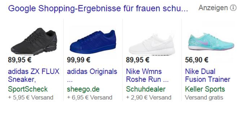 Google Shopping - eine Werbeplattform für Händler Google-Shopping-Oberfläche Google Shopping - eine Werbeplattform für Händler