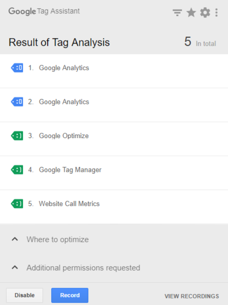 Google Tag Assistant - Die sofortige Prüfung Ihrer Tags Tag-Assistant-Oberfläche Google Tag Assistant - Die sofortige Prüfung Ihrer Tags