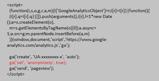 Google Analytics Tipps und Tricks Google Analytics datenschutzkonform einbinden - so funktioniert´s! Google-Analytics-Quellcode Google Analytics datenschutzkonform einbinden - so funktioniert´s!