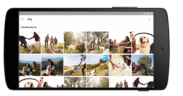 Google Fotos App Screen