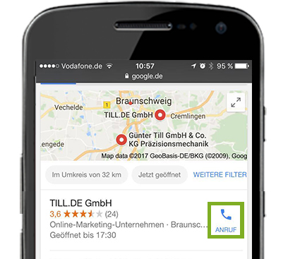 Google Ads Anruferweiterung