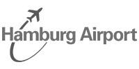 Logo Hamburg Airport grau