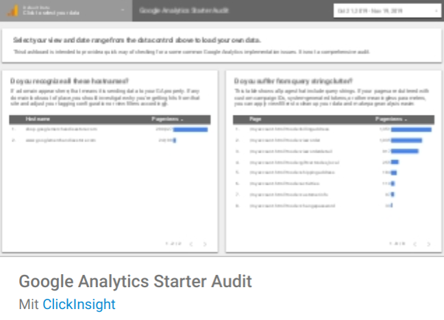 GA Starter-Audit