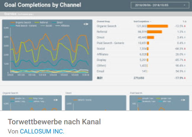 Goal Completions by Channel