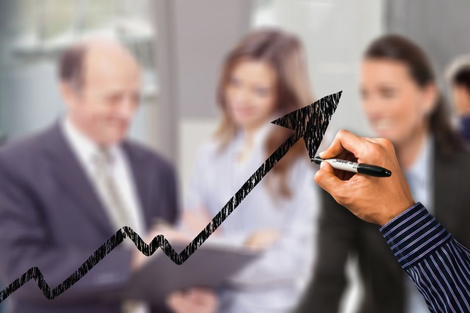 Business Trend aufsteigend