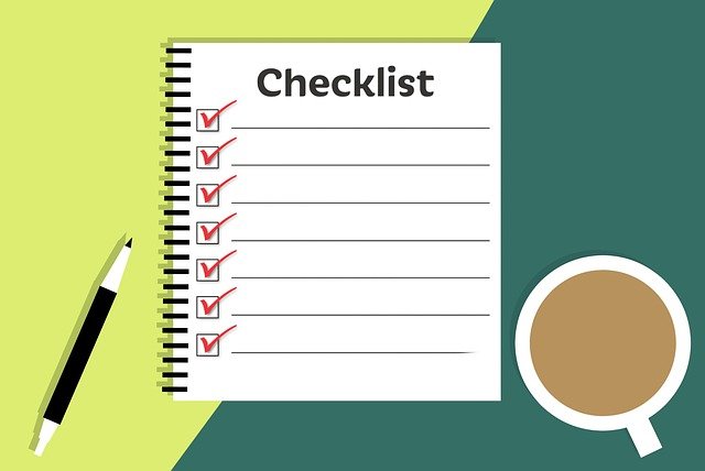 Bild einer Checkliste