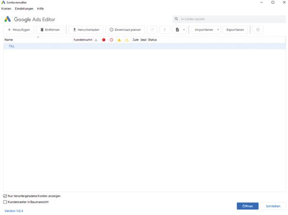 Google Ads Editor