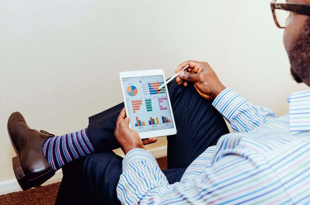 graphische Auswertung Tablet