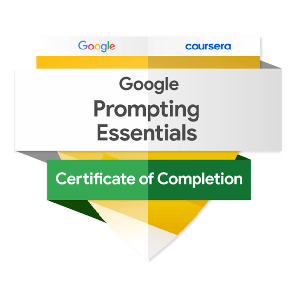 Google Promptin Essentials Cert