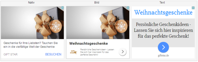 Anzeigenvorschau - Responsive Ads