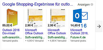 TILL.DE Google Shopping Outlook